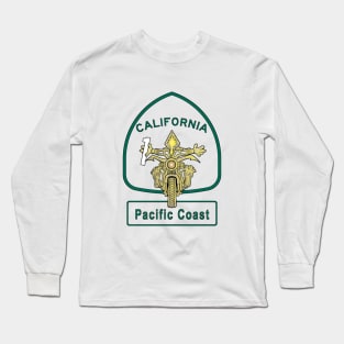 California Motorcycles Pacific Coast Highway Vacation Long Sleeve T-Shirt